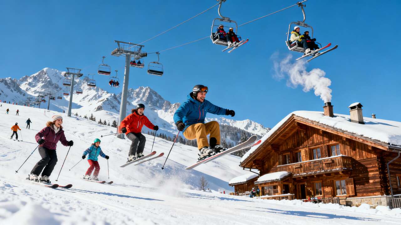 Vacances d&rsquo;hiver pas chères : voici les 3 destinations européennes où skier sans se ruiner