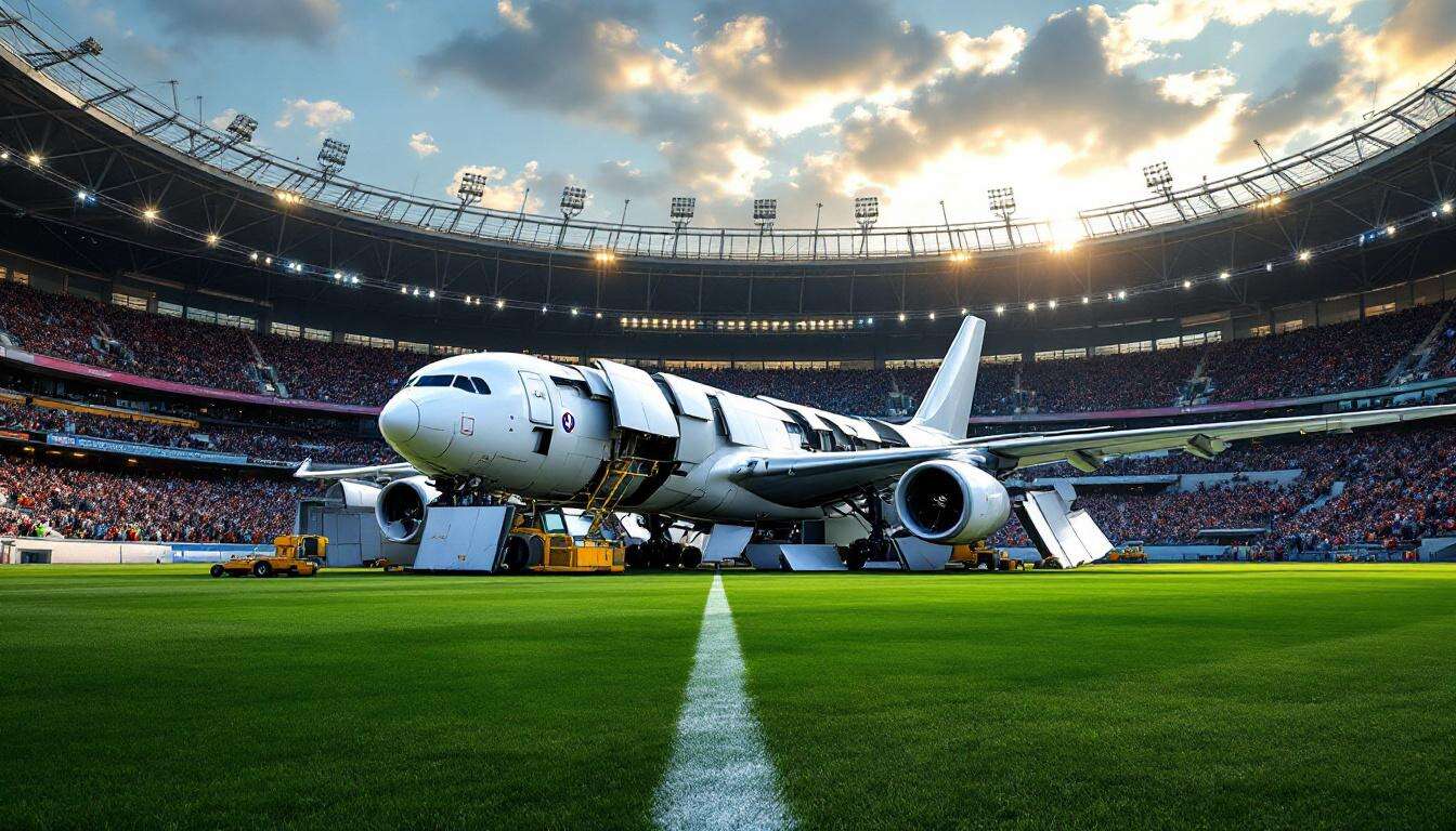 Insolite : le stade de Strasbourg va être recouvert de morceaux d'Airbus A340